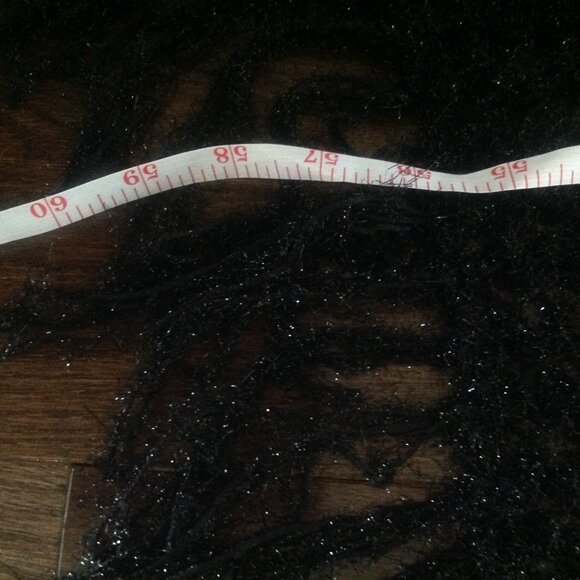 Handmade Black Scarf Shawl Wrap - Picture 4 of 6